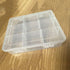 9 Grid Plastic Storage Box Colorful Mini Storage Compartment Box Desktop Home Miscellaneous Jewelry Items Can Hold Crafts Earrings Pins Screws Nai...