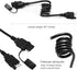4 Pin Trailer Plug Extender Trailer Wire Extension Harness Quick-Connect Trailer Adapter Extender 4 Way Flat Male and Female Wiring Harness Adapte...