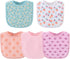 The Peanutshell Baby Girl Bibs Set, Terry Cloth, Feeding, Drooling, Teething Essentials for Newborn, Infant, Toddler Babies, 10 Pack Pastel Pink, ...