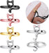 6 Pcs Crochet Rings for Finger Adjustable Crochet Knitting Loop Accessories Metal Yarn Guide Finger Holder Rings, Knitting & Crochet Supplies for ...
