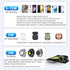 Aluminum Alloy Wireless Charger for Samsung, Foldable 2 in 1 Travel Wireless Charging Station Compatible with Samsung Galaxy S24 S23 Ultra Z Flip ...