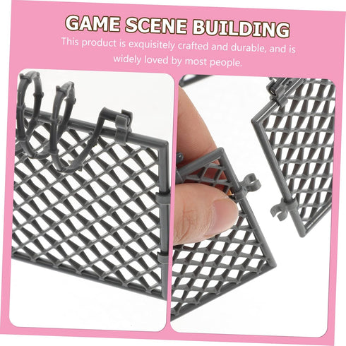 War Scene Accessories Building Block, Grey ABS Plastic Military Toy for Kids, Includes 1 Set, Enhances Creativity and Mental Skills, Age 144+ Mont...