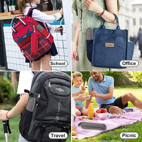 Travel Utensils Set with Case Reusable Portable Cutlery Set Stainless Steel 8pcs Including Dinner Knife Fork Spoon Chopsticks straws(Black)...