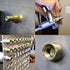 Rivet Nut, LOKMAN 20 Pieces 1/2-13UNC Carbon Steel Flat Head Rivnut Threaded Insert Nut, Knurled Body (1/2''-13)...