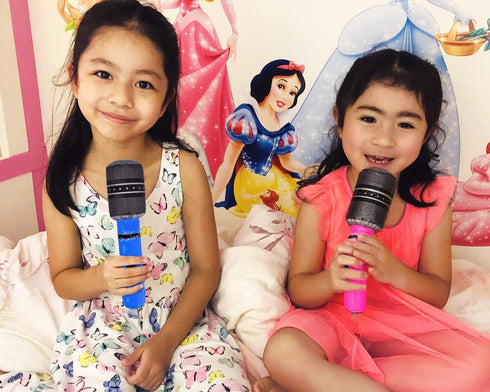 DS. DISTINCTIVE STYLE Inflatable Microphones 6 Pieces 10-Inch Blow up Microphones 80s 90s Party Favors Performace Photo Props Random Colors...