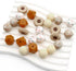 David accessories Silicone Beads 15mm Silicone Beads Bulk Round Hexagon 14mm Silicone Beads for Keychain Pens Lanyards Bracelet Necklace Jewelry M...