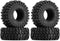 INJORA 1.0 Tires-58 * 24mm All Terrain Super King Trekker Soft Sticky Tires for TRX4M 1/18 1/24 RC Crawler SCX24 AX24,T1017...