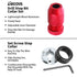 Ruitool Drill Depth Stop for Drill Bits,Adjustable Drill Stop Applicable Size Range 5/64"-3/16",15/64"-7/16",Aluminum Drill Bit Stop Collar Set fo...