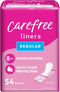 Carefree Panty Liners for Women, Regular, Wrapped, Unscented, 54ct | Pantiliners, Carefree Liners, Daily Liners for Women, Light Periods and Leaks...