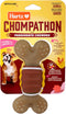 Hartz New Chompathon Gripper Bone Dog Chew Toy for Aggressive Chewers, Double Layered Flavored with Chicken & Bacon...