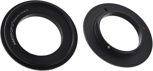 55mm Filter Thread Macro Reverse Mount Adapter Ring,for M4/3 Camera GX7 GF6 GH3 G5 GF5 GX1 GF3 G3 OM-D E-M1 E-M5 E-PL6 E-P5 DSLR Cameras...