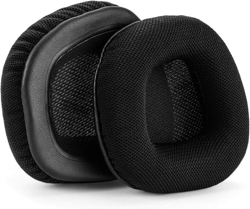 JARMOR Replacement Memory Foam & Mesh Fabric Ear Cushion Pads Cover for Corsair Void & Corsair Void PRO RGB Wired/Wireless Gaming Headset ONLY (Bl...