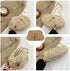 Straw Clutch Purse for Women Cloud Dumpling Pouch Beach Crossbody Shoulder Bag Summer Beach Clutch Woven Handbag...