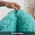 Terrug Blue Fluffy Area Rug for Bedroom, 3x5 Ft Tie-Dyed Shag Throw Rugs, Soft Machine Washable Plush Carpet with Non Slip Backing for Girls Kids ...