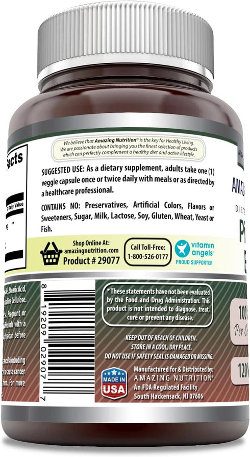 Amazing Formulas Pine Bark Extract Supplement | 100 Mg Per Serving | 120 Veggie Capsules | Non-GMO | Gluten Free | Made in USA...