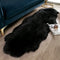 Ashler Faux Fur Rug, Black Area Rugs, Fluffy Sheepskin Fur Rug, Fuzzy Ultra Soft 2 x 6 Ft Rugs, Machine Washable Shag Rug, Nursery Throw Rugs for ...