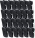 1InTheOffice Deluxe Recycled Cubicle Clips, 40 Sheet Capacity, Charcoal, 24/Pack...