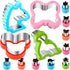 Sandwich Cutter Set Fruit Cutters Bread Cutout Shapes for Kids Lunch Butterfly Dinosaur Unicorn Mousehead Food Shaped Cookie Cutters 13 Pack for B...