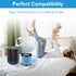 True HEPA TPAP002 Filter Replacement Compatible with TOPPIN TPAP002 HEPA Air Purifier Comfy Air C1, H13 Grade 4-in-1 Toppin Air Filter & Activated...