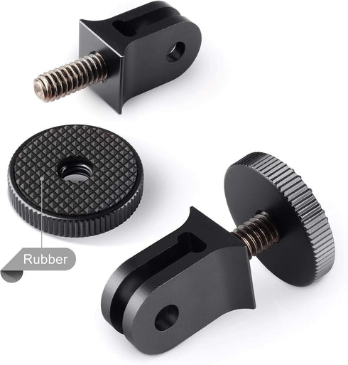 HSU Aluminum Camera Tripod Mount Adapter, 1/4"- 20 Camera Mount with Aluminum Thumbscrew, Tripod Adapter Compatible with Insta360 X4/X3/X2/X/RS/R/...