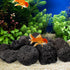 INOOMP Aquarium Lava Rocks, 1 Set of Black Volcanic Rocks Natural Lava Pebbles Stones Planter Natural Stones for Fireplaces Fire Pits Plants Culti...