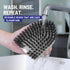 Replacement Bristle Brush Head Scrubber Refill for Extendable Tub Tile Shower Scrubber for Cleaning Non-Scratch (1x Bristle Brush Gray)...