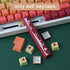 JOMKIZ PBT Keycaps,129 Keys Dye Sublimation Cherry Profile Keycaps with 6.25U Spacebar Autumn Keycap Set for Cherry MX Switches ISO/ANSI Layout Me...