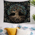 XGXL Life Tree Tapestry - Bohemian Hippie Wishing Tree Tapestries Psychedelic Wall Carpet Mystic Aesthetic Wall Tapestry for Living Room Bedroom...