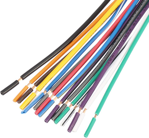 X AUTOHAUX Car Stereo CD Player Wiring Harness Wire Radio Adapter Install Plug 15 Pins for Kenwood...