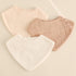 Muslin Baby Bibs Bandana Drool Bibs 100% Cotton Absorbent Soft Reversible 3-Pack Set for Feeding?Teething Solid Color for Girls...