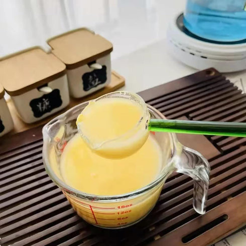Clear Glass Stirring Spoons Transparent Crystal Teaspoons Milk Cocktail Cold Drinks Mixing Spoon Swizzle Stick Stirrers Salt Sugar Spice Appetizer...