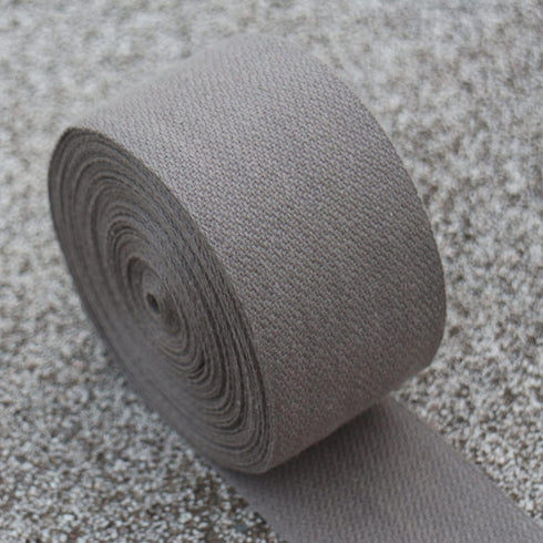2Inch 10Yard Cotton Tufting Carpet Rug Binding Edge Bias Binding Webbing Ribbon for DIY Craft Sewing (Grey)...