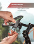 New 2025 Motorcycle & Bicycle Phone Mount - The Most Secure & Reliable Bike Phone Holder for iPhone, Samsung or Any Smartphone. Stress-Resistant a...