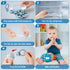 Silicone Baby Fruit Food Feeder & Breastmilk Popsicle Molds Set, Baby Food Freezer Tray for Cooling Teething Relief, Baby Food Feeder for Safe Inf...