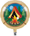 Creative Converting 10Count Metallic Round Balloons, Camp Out...