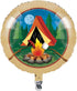 Creative Converting 10Count Metallic Round Balloons, Camp Out...
