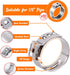 80PCS 1/2inch Stainless Steel Pex Cinch Clamp Rings plus 3/4inch Half Clamp J-Hook with Nails for Pex Tubing Pipe...