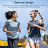 True Open Ear Headphones, Bluetooth Headphones 5.3 Sports with Smart Digital Display, 36H Playtime, IP54 Waterproof, Wireless Earbuds Lightweight ...