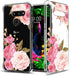 Floral Clear Pretty Phone Case for LG G8 ThinQ (2019 Release) for Women Girls,Flower Design Transparent Slim Soft Drop Proof TPU Bumper Cushion Si...