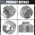 Pack-1 Car 32mm Oil Filter Wrench, 6 Point 3/8" Steel Low Profile Drive Socket Wrench, Oil Filter Labor-saving Disassembly Tool, Compatible with E...