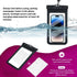 Waterproof Phone Pouch Floating, Waterproof Phone Case, Transparent PVC, 2 Pack, Phone Protector for iPhone 15 14 13 12 11 Pro Max Plus XS XR X 8 ...