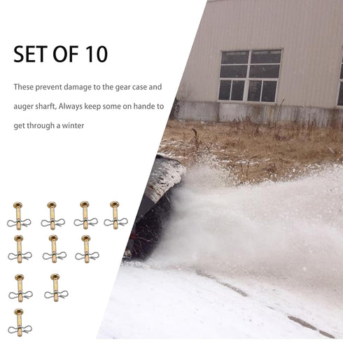 20 PCS Shear Pins,Cotters Pins for Snowblower,Replace 738-04124A 714-04040 Cotter Pins Fit for MTD Snowblower,fits MTD Craftsman Cub Cadet Troy Bi...