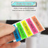 1000 PCS/10 Pack Sign Here Tabs, Please Sign Here Stickers Sign Here Message Flags 5 Colors with Arrow Flags Sticky Notes Easy to Post for Office ...