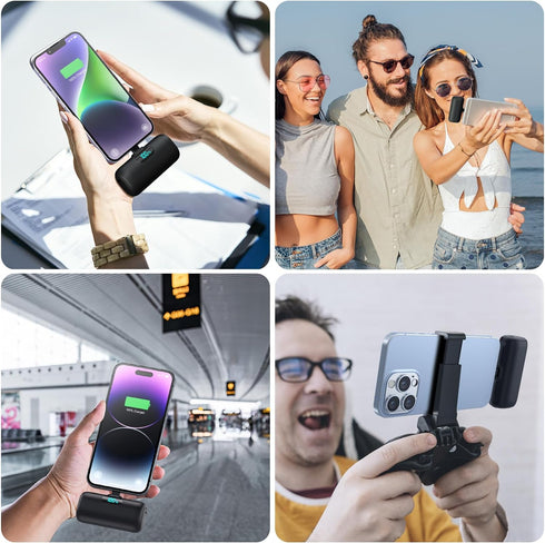 Small Portable Charger for iPhone,Upgraded 5000mAh PD Fast Charging Power Bank,Mini Battery Pack Backup Charger Compatible with iPhone 14/14 Pro M...