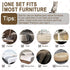 Anti Cat Scratch Furniture Protectors from Cats, 10 Pcs Cat Scratch Deterrent Tape, Couch Protector for Cats, Double Sided Sofa Anti Scratching St...