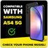 for Samsung Galaxy A54 5G Screen Protector with Installation Tool, Tempered Glass for Samsung A54 5G, Ultra Resistant, Case Friendly, 9H Hardness,...