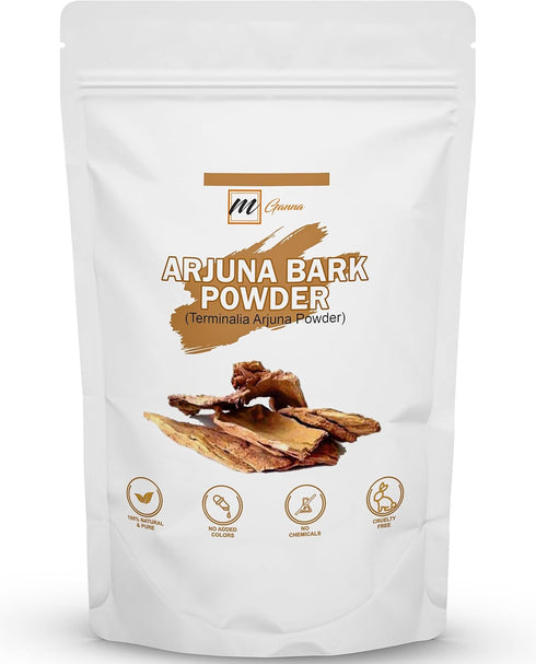 100% Natural Arjuna/Terminalia Arjuna Powder for Smooth Skin, Strong Hair and Good Health 0.5 LBS / 227 GMS...