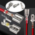 540pcs 2.8mm 4.8mm 6.3mm Male and Female Spade Connectors Kit with Insulating Sleeve, Crimp Connectors Crimp Terminals Electrical Connectors, Elec...