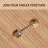 Furniture Fastening Connectors?Countertop Connector,Table Top Fasteners,Furniture Bolts Nuts Joint Miter Draw Bolt Countertop Flip Connector for B...