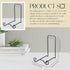 Wrought Iron Bowl Deep Platter Stand Detachable Metal Scroll Display Rack Easel Metal Bowl Display Stand Decorative Display Holder Dish Picture Di...
